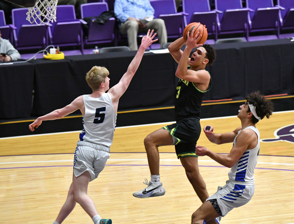 West Linn South Medford boys basketball Taylor Balkom 29